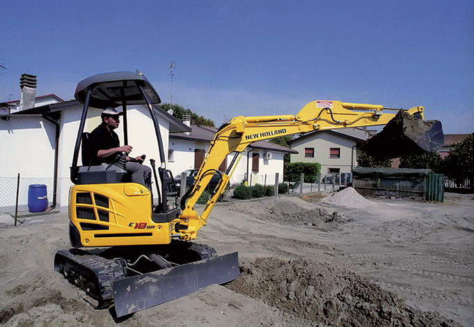 New Holland E18SR 1.8 ton Excavator